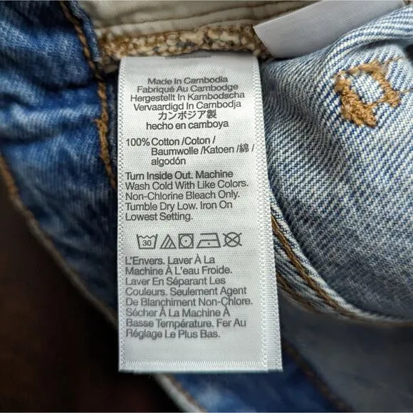 NWT Madewell Relaxed Denim Shorts