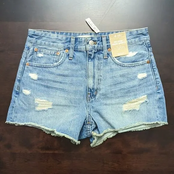 NWT Madewell Relaxed Denim Shorts