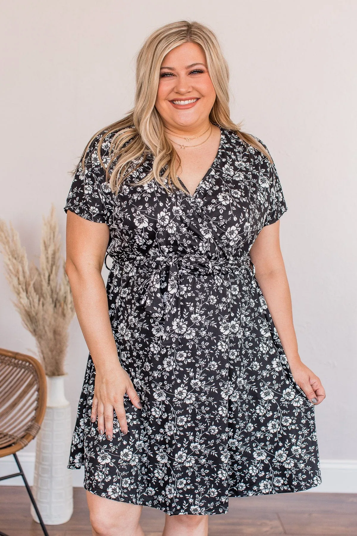 Oh So Sweet Mini Dress- Black