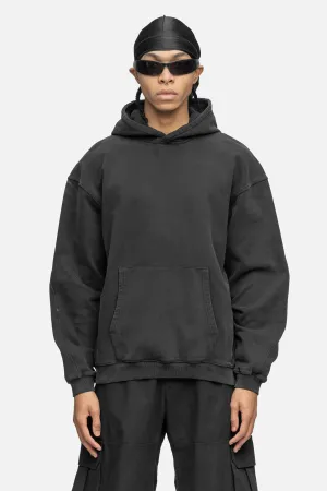 OVERSIZED HOODIE WASHED BLACK