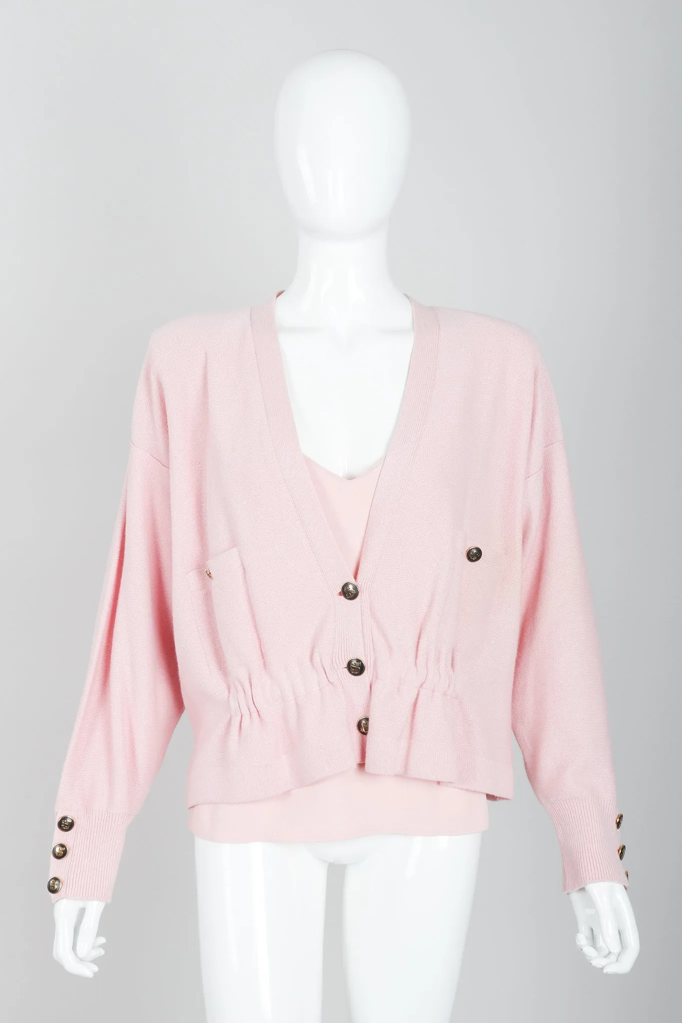Pink Short & Sweater Ensemble