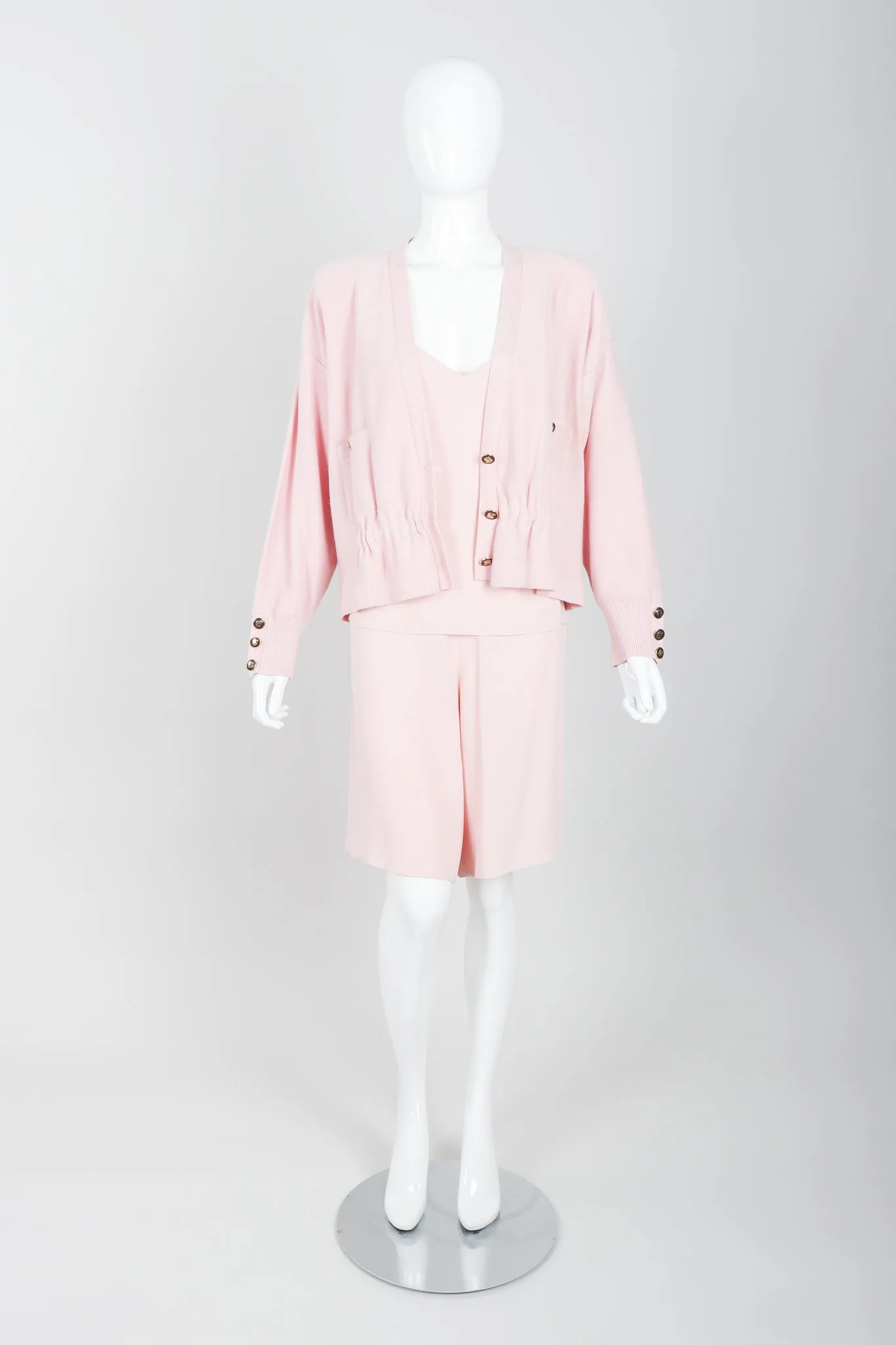 Pink Short & Sweater Ensemble