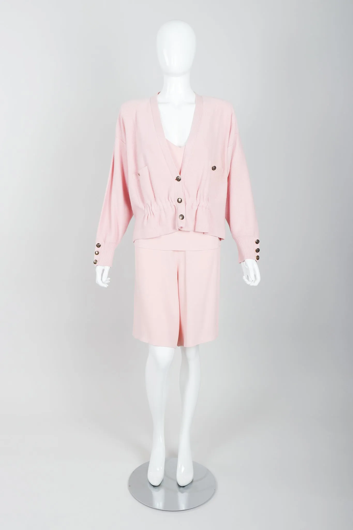 Pink Short & Sweater Ensemble