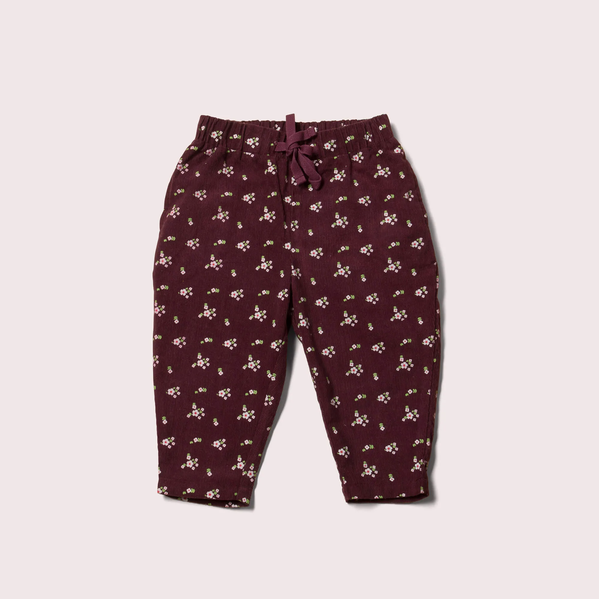 Plum Flowers Corduroy Comfy Trousers