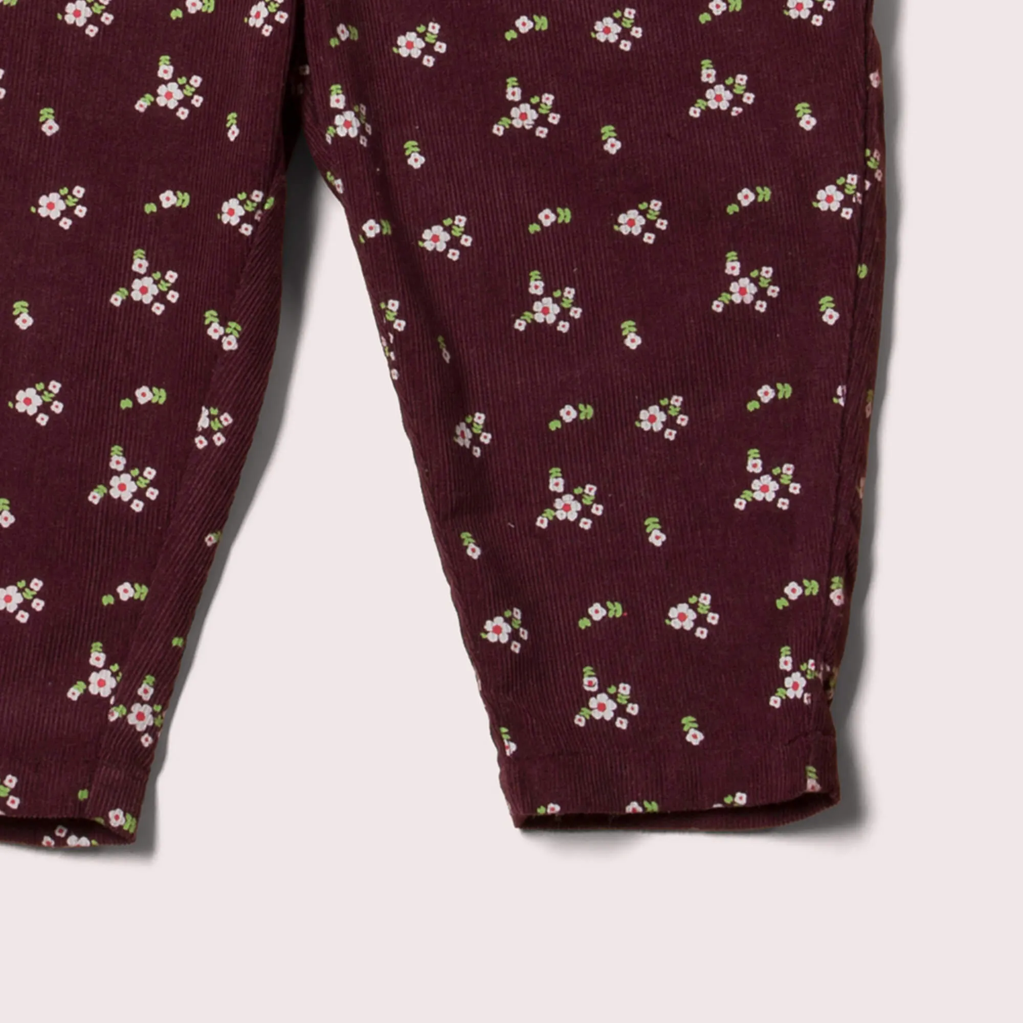 Plum Flowers Corduroy Comfy Trousers
