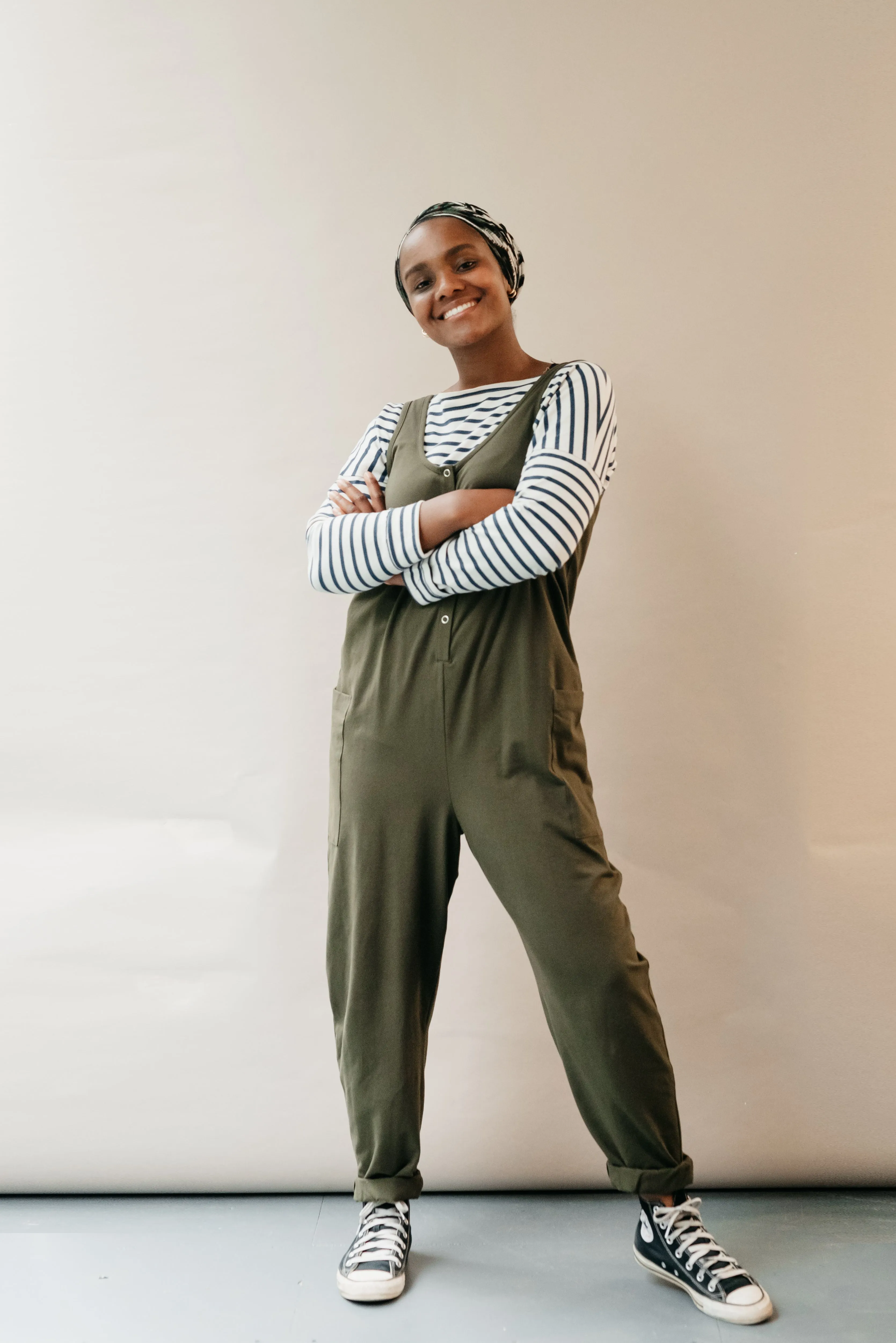Poppy Jumpsuit - Olive