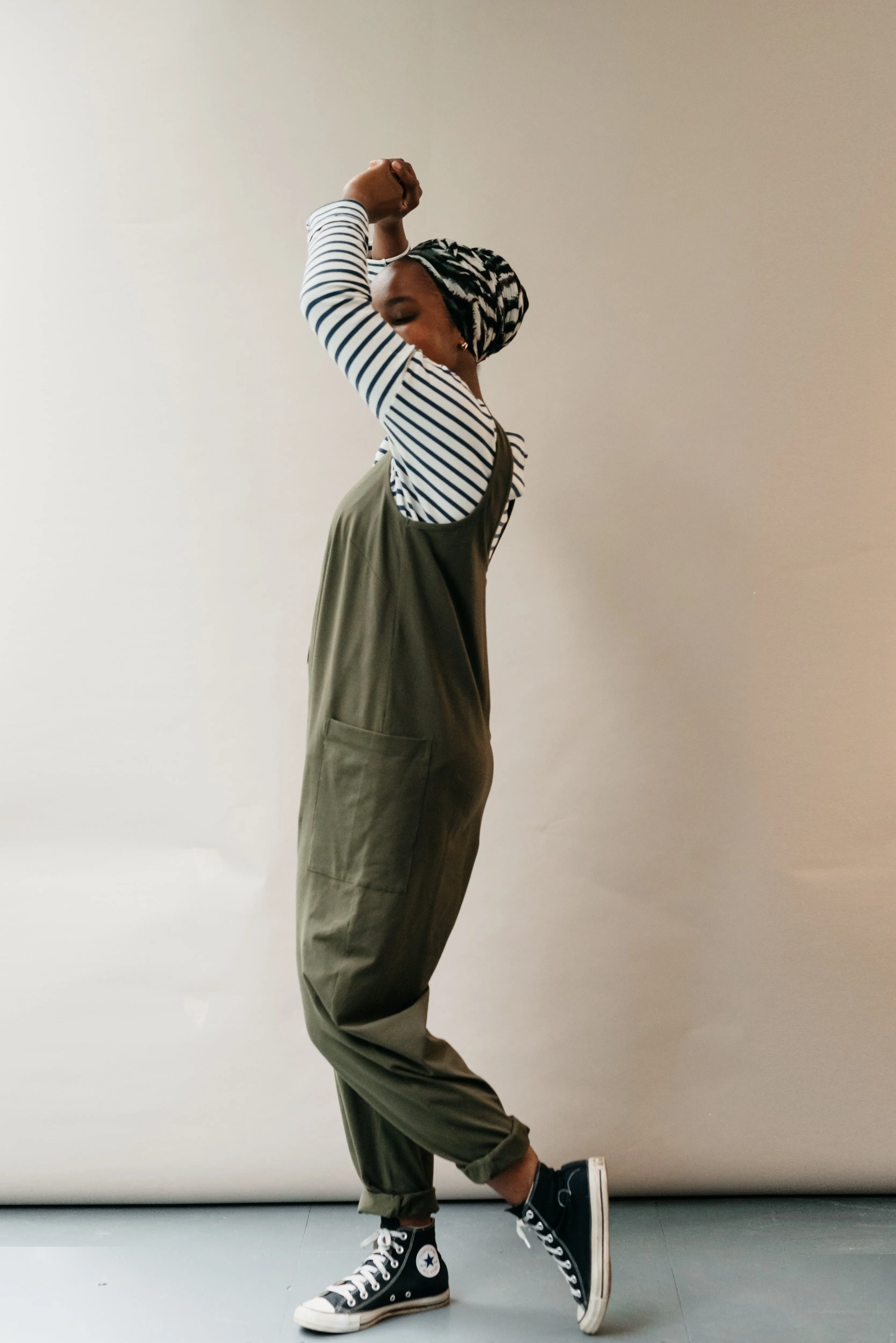 Poppy Jumpsuit - Olive