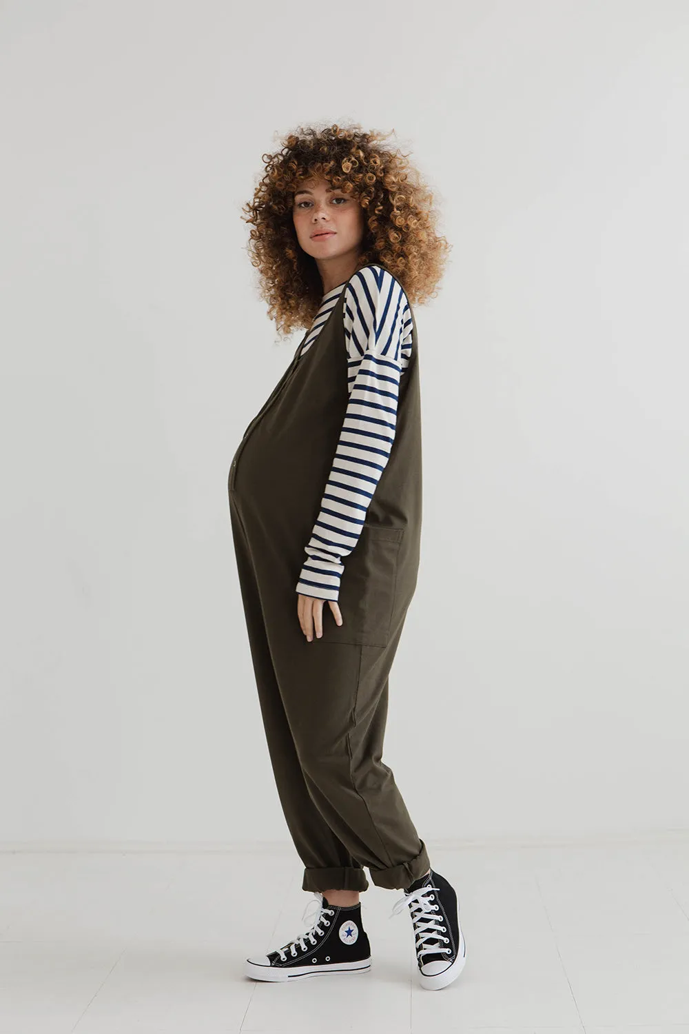 Poppy Jumpsuit - Olive