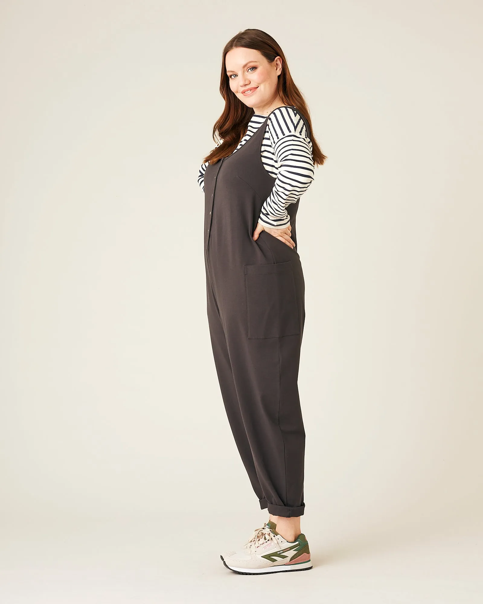 Poppy Jumpsuit - Slate