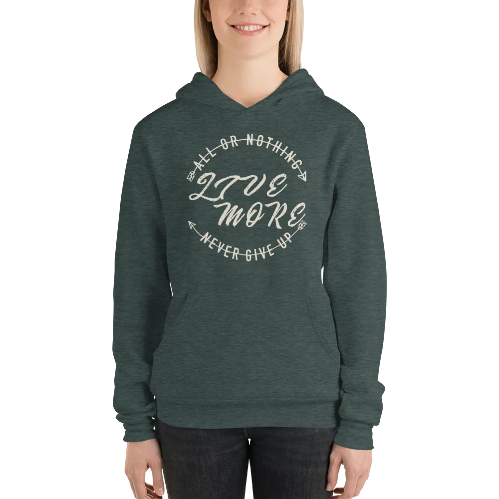 Premium All or Nothing Never Give Up Unisex hoodie