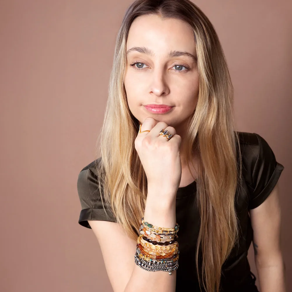 Pyrite's Booty Bracelets - Tumbled Amazonite