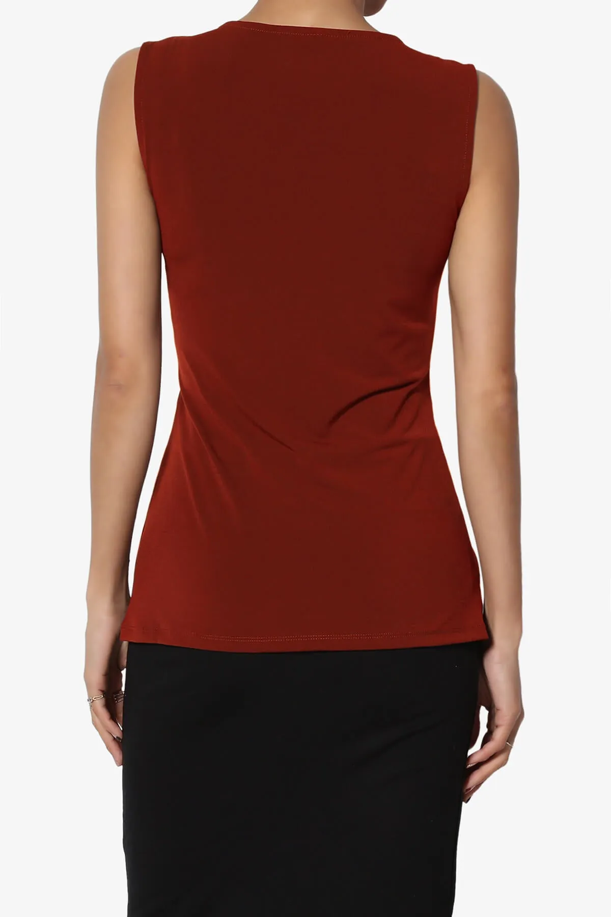 Qutie Knot Front Tank Top