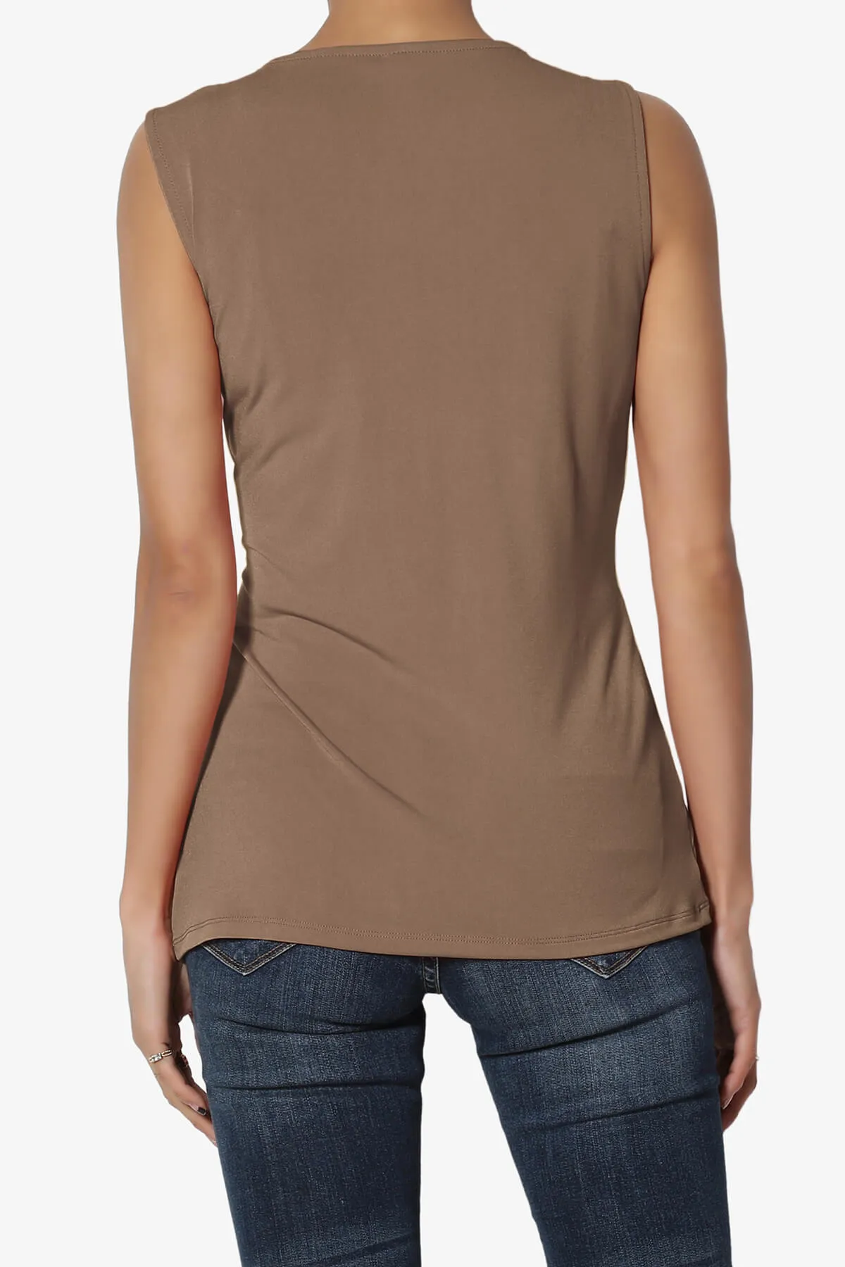 Qutie Knot Front Tank Top