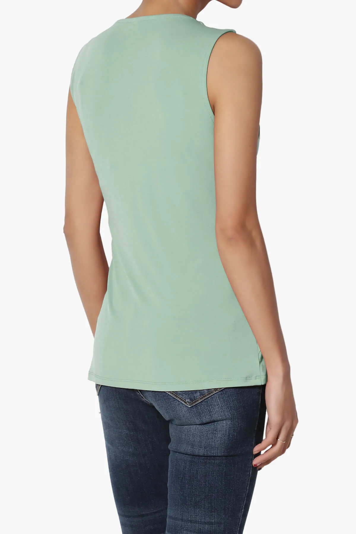 Qutie Knot Front Tank Top