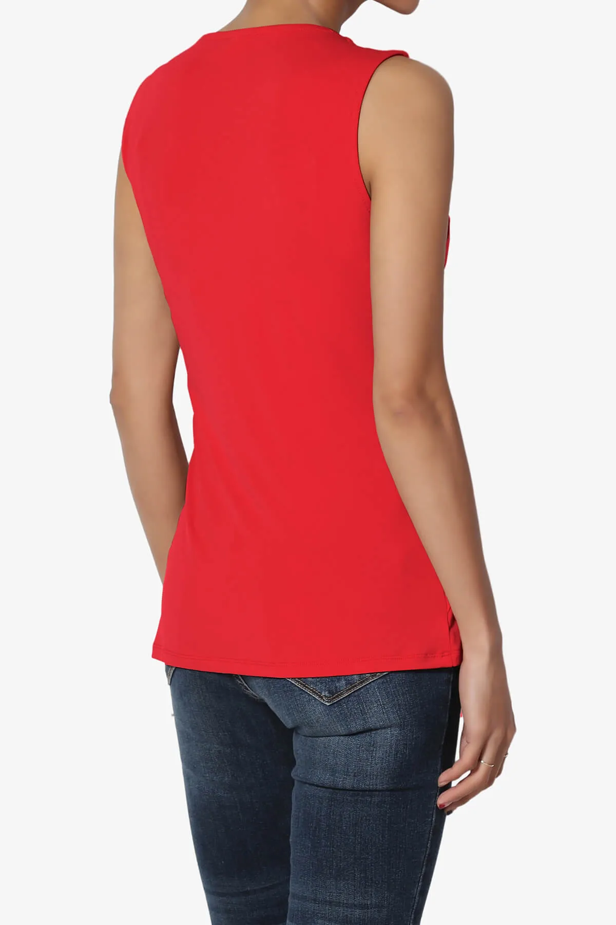 Qutie Knot Front Tank Top