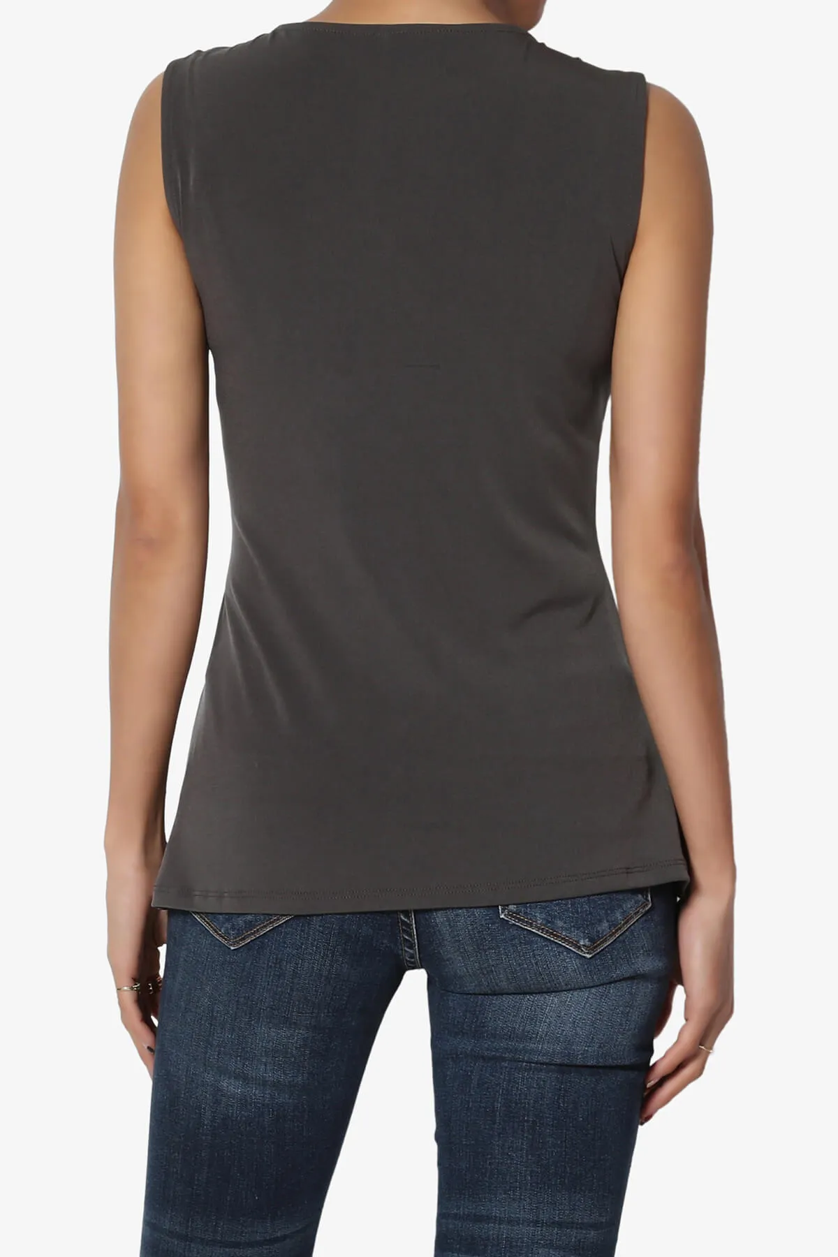 Qutie Knot Front Tank Top