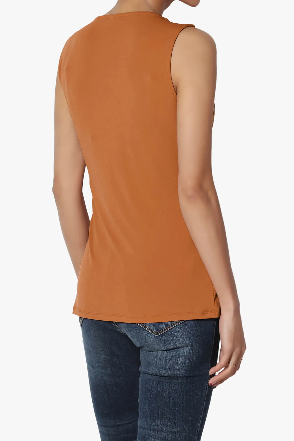 Qutie Knot Front Tank Top