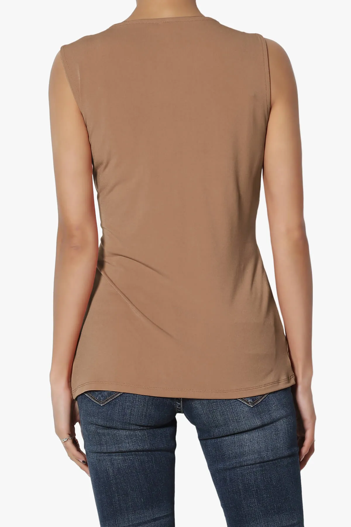 Qutie Knot Front Tank Top