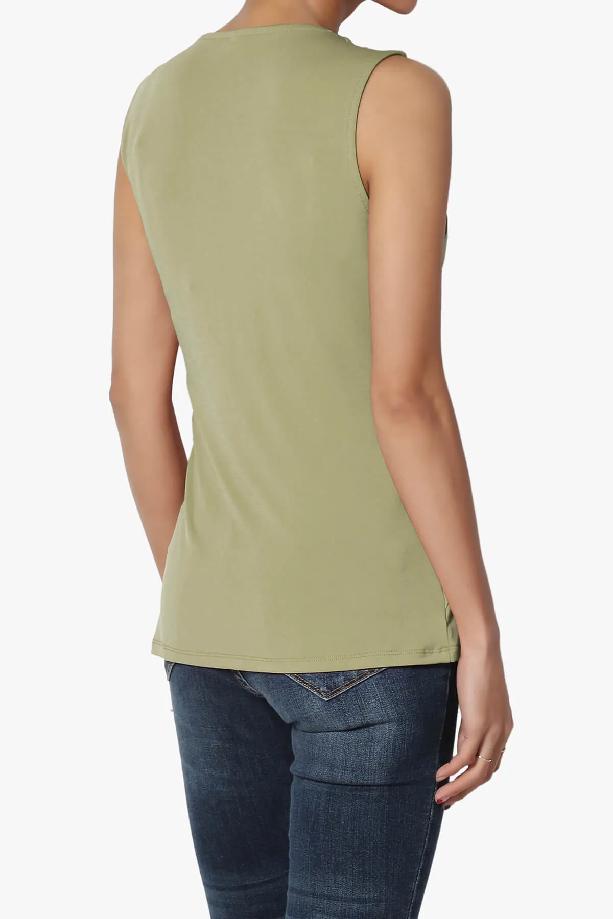 Qutie Knot Front Tank Top
