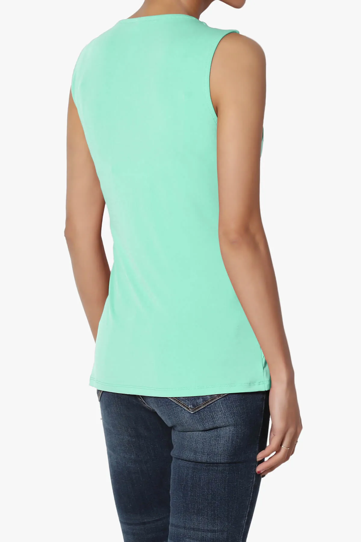 Qutie Knot Front Tank Top