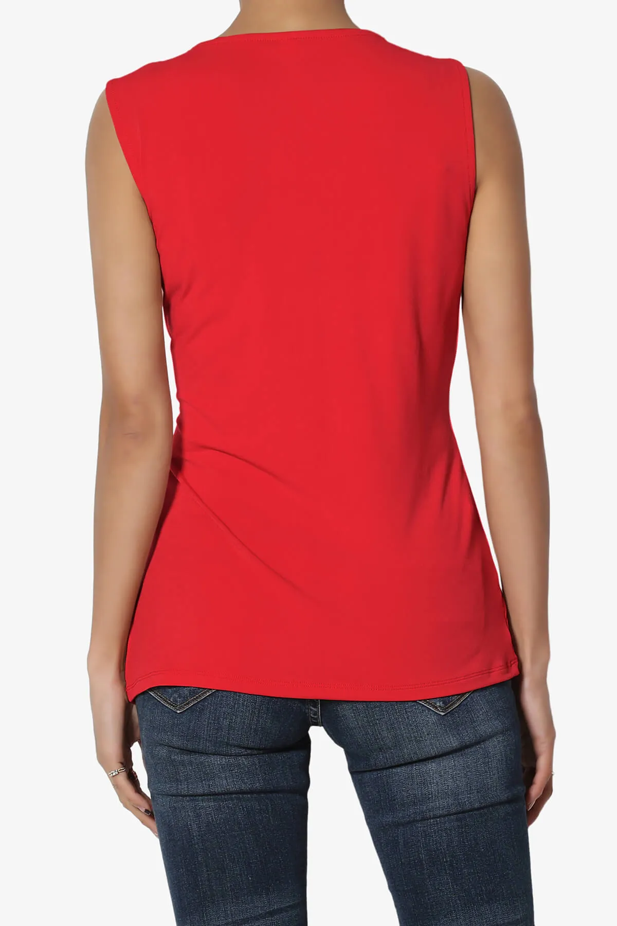 Qutie Knot Front Tank Top