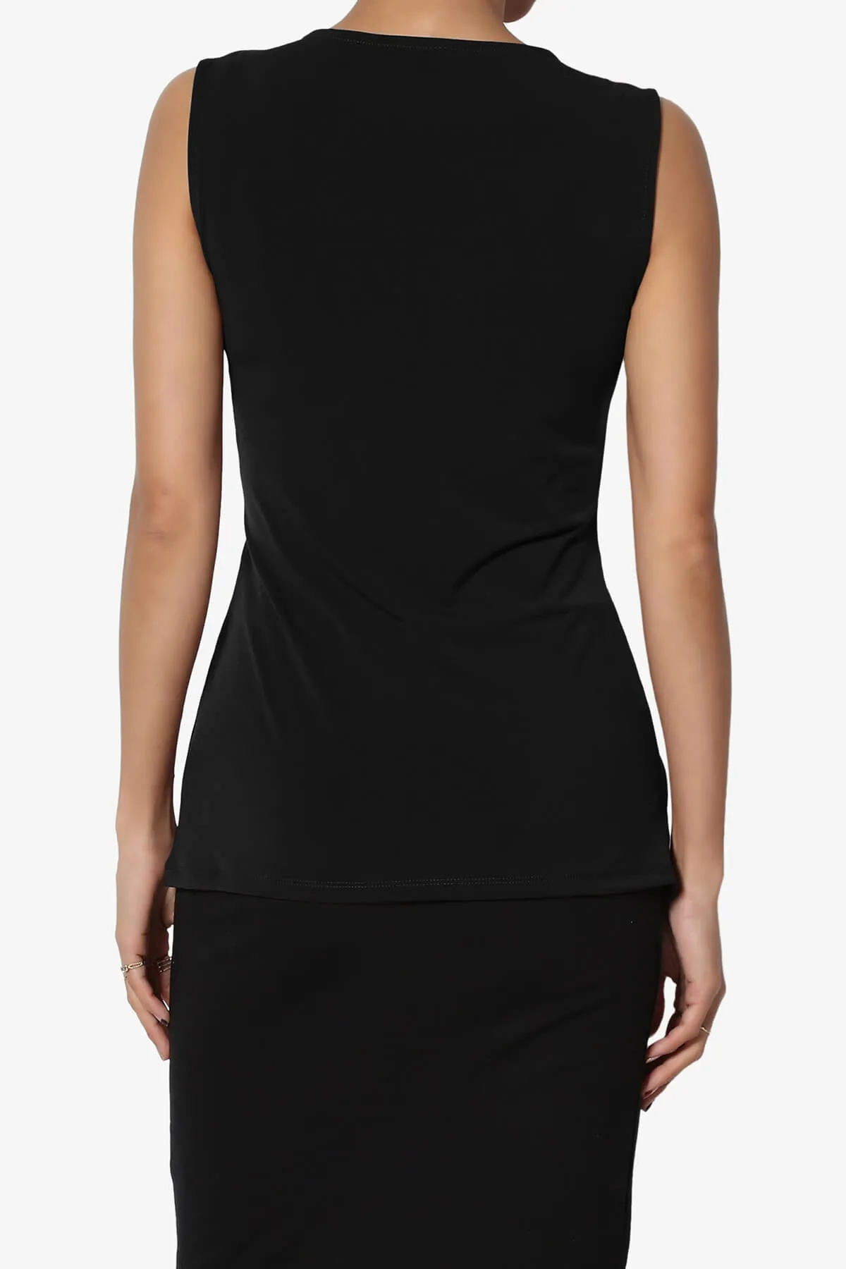 Qutie Knot Front Tank Top