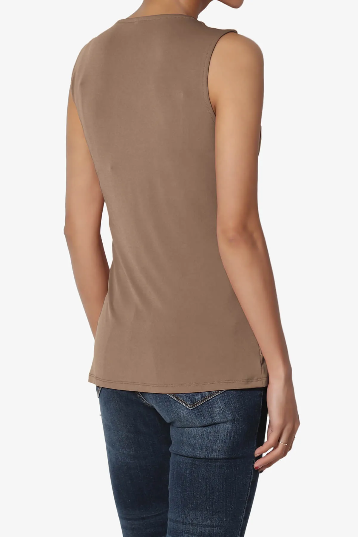 Qutie Knot Front Tank Top