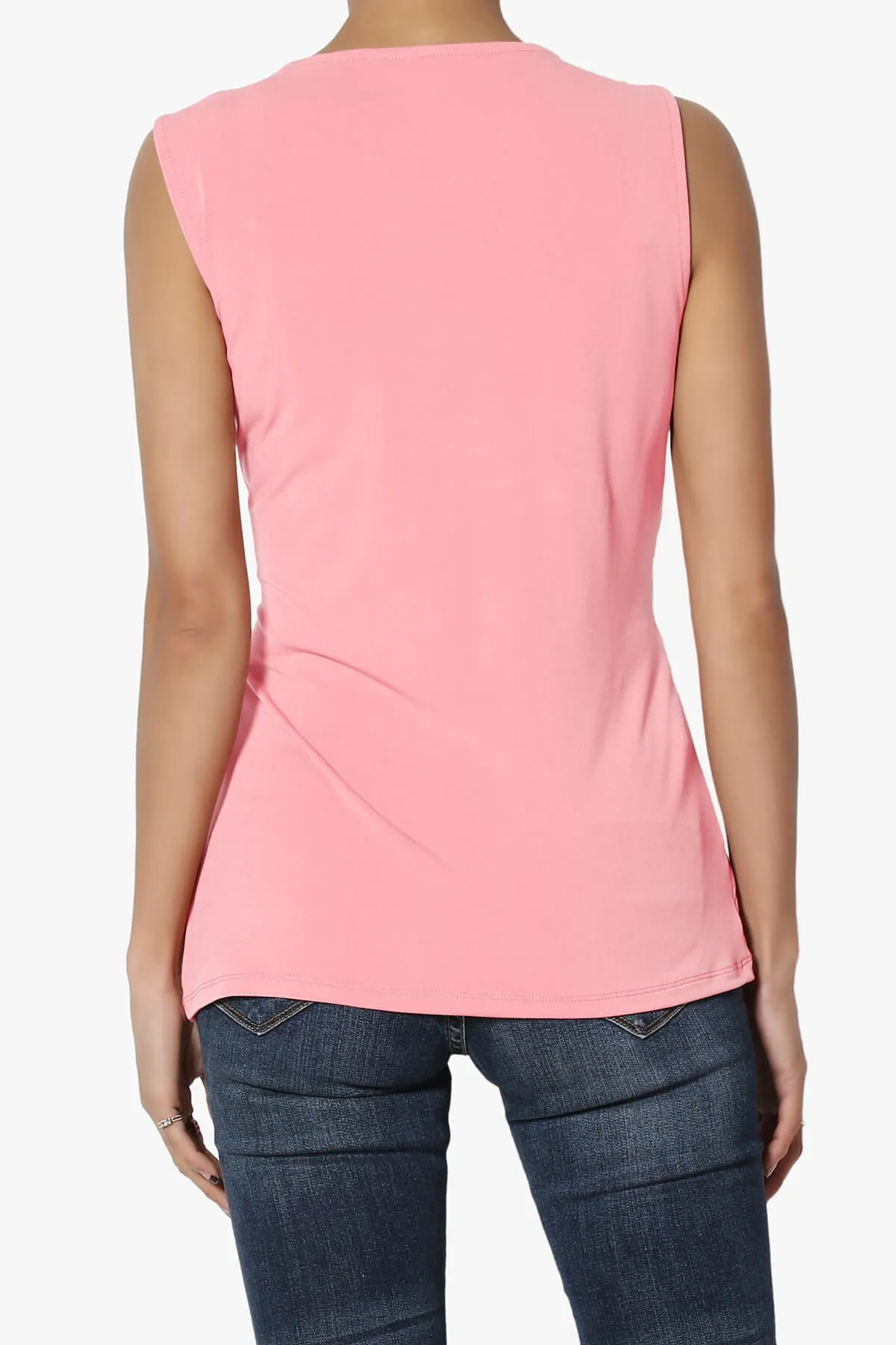 Qutie Knot Front Tank Top