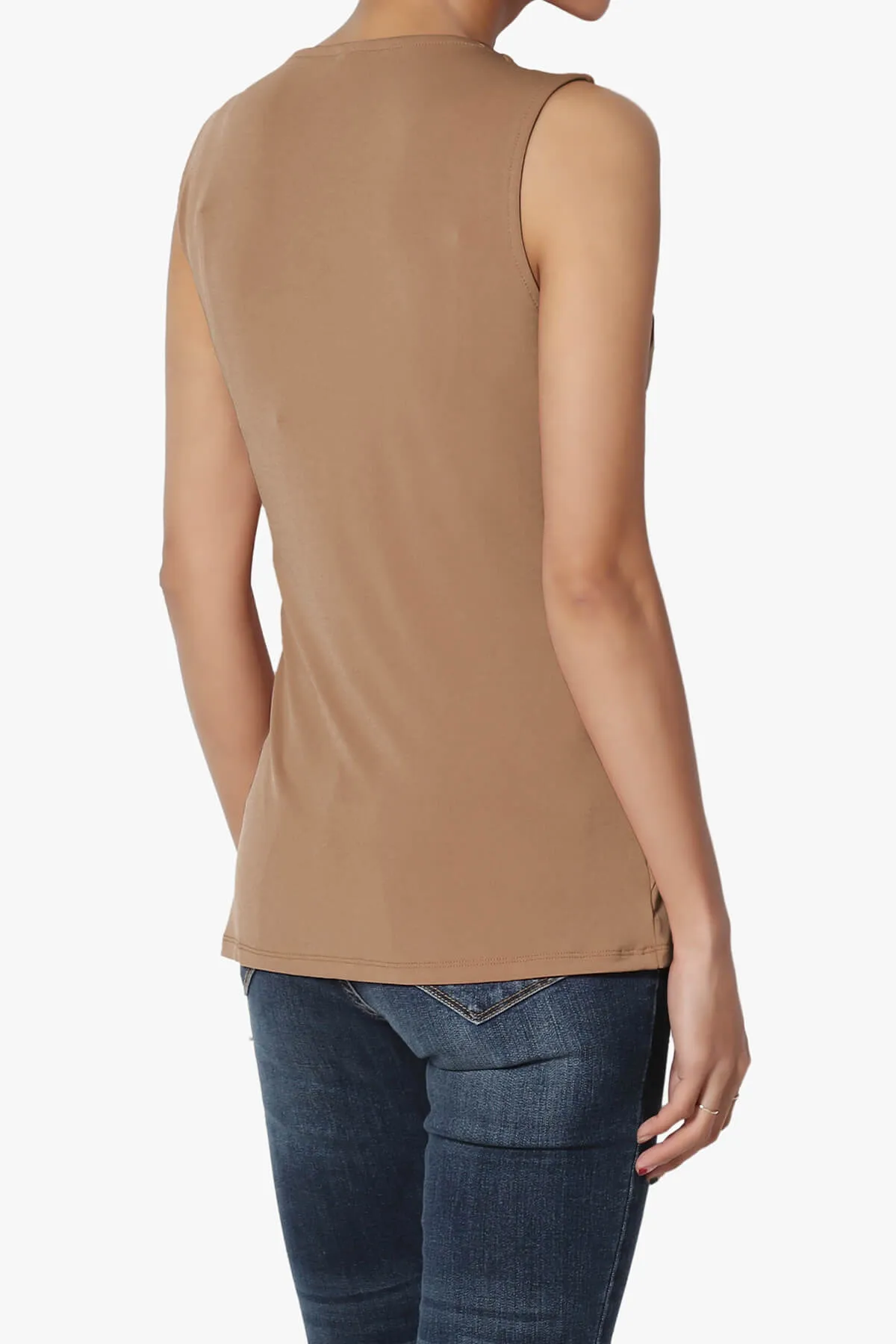 Qutie Knot Front Tank Top