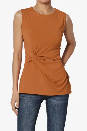 Qutie Knot Front Tank Top
