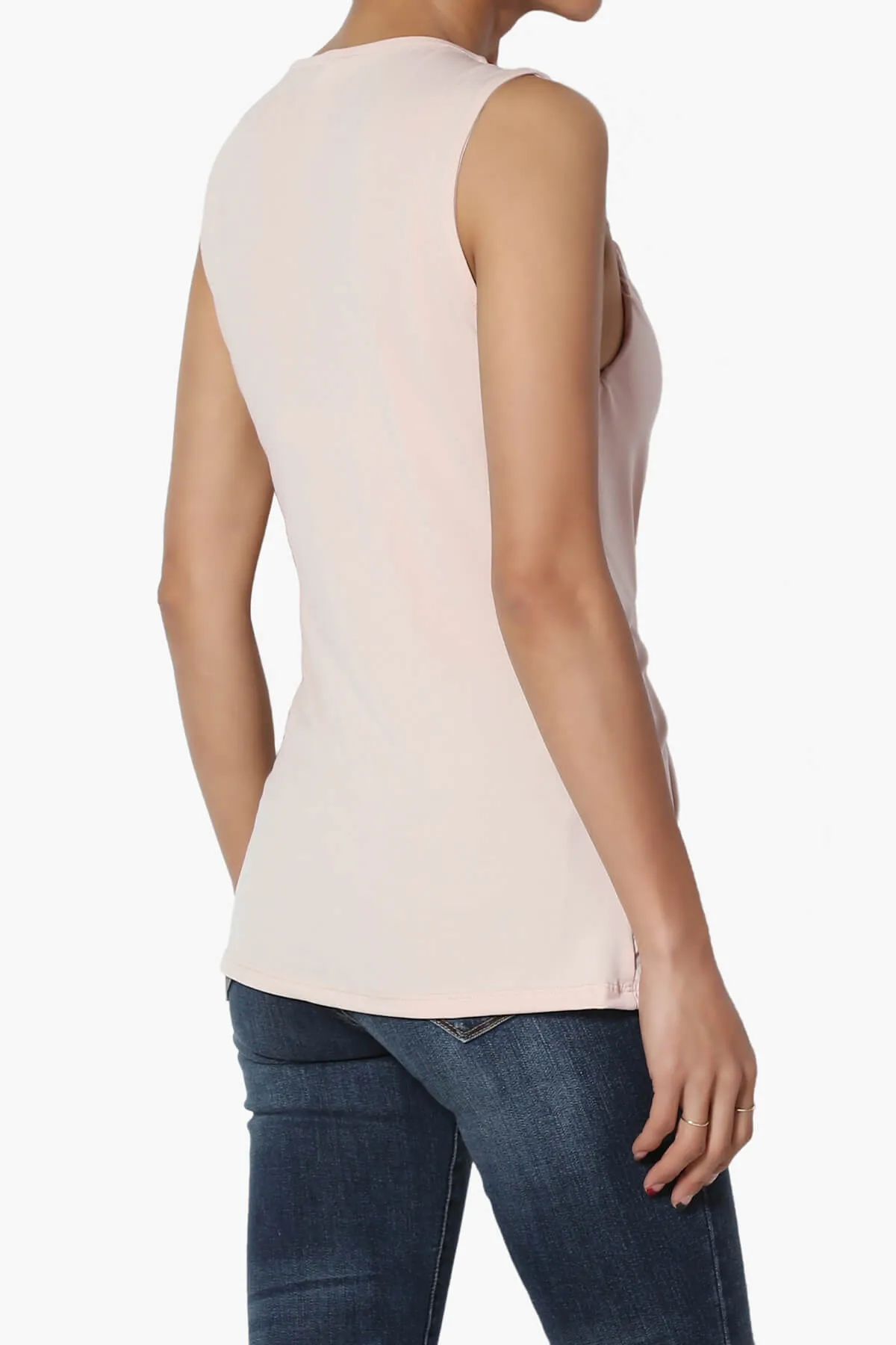 Qutie Knot Front Tank Top