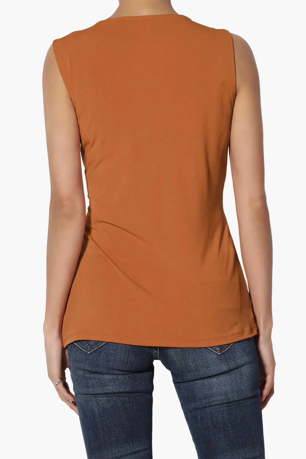 Qutie Knot Front Tank Top