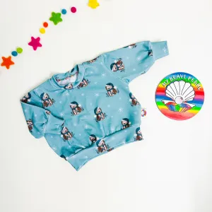 Ready To Ship 9-12M Winter Hedgies Christmas Vintage Sweatshirt
