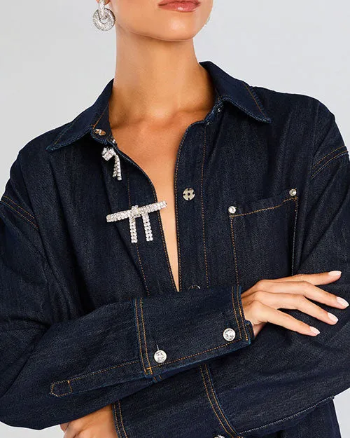 RETROFETE | Hessa Denim Shirt | Rinse