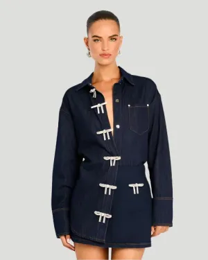 RETROFETE | Hessa Denim Shirt | Rinse