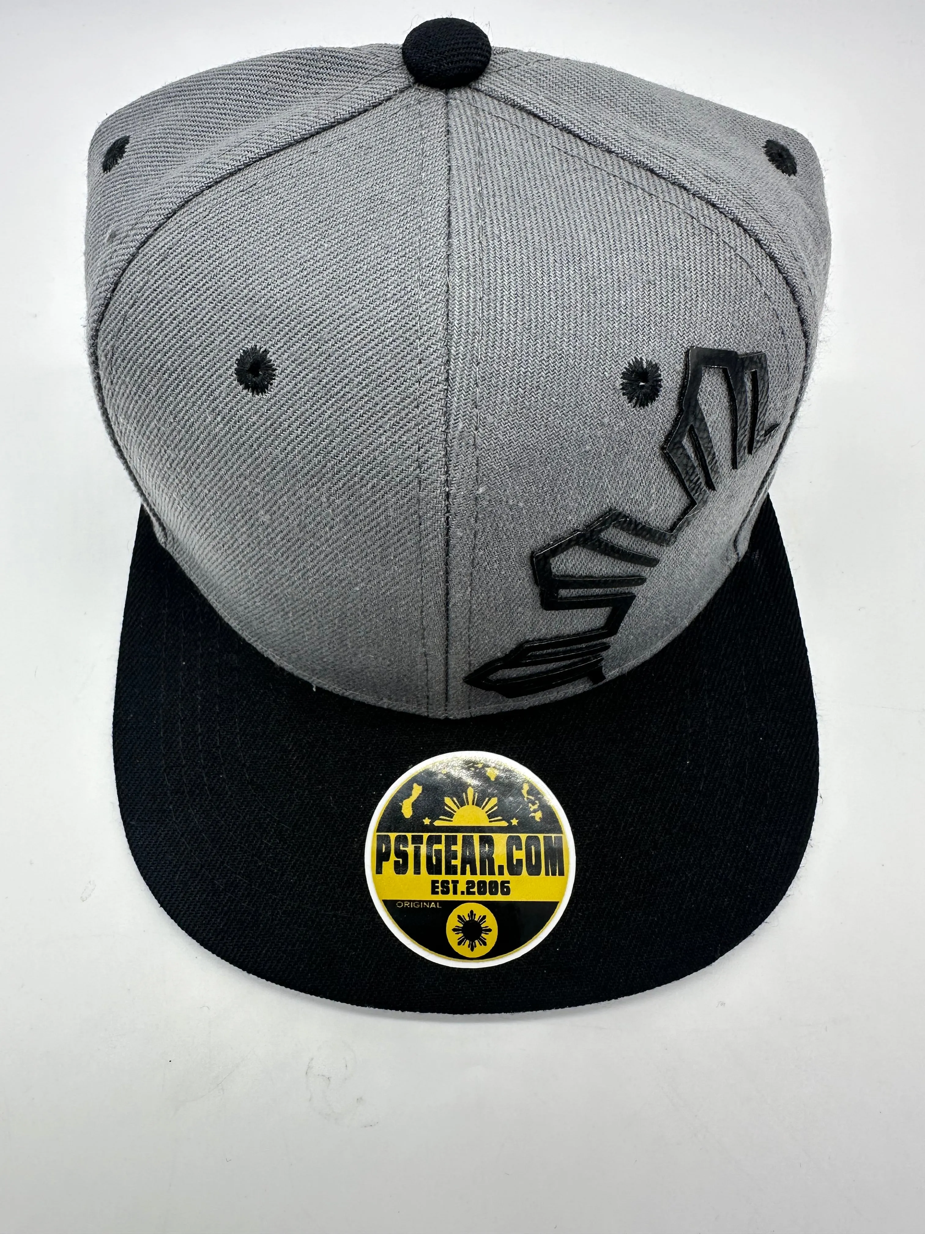 Rising Sun Island Gray Two Tone SnapBack Hat