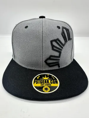 Rising Sun Island Gray Two Tone SnapBack Hat