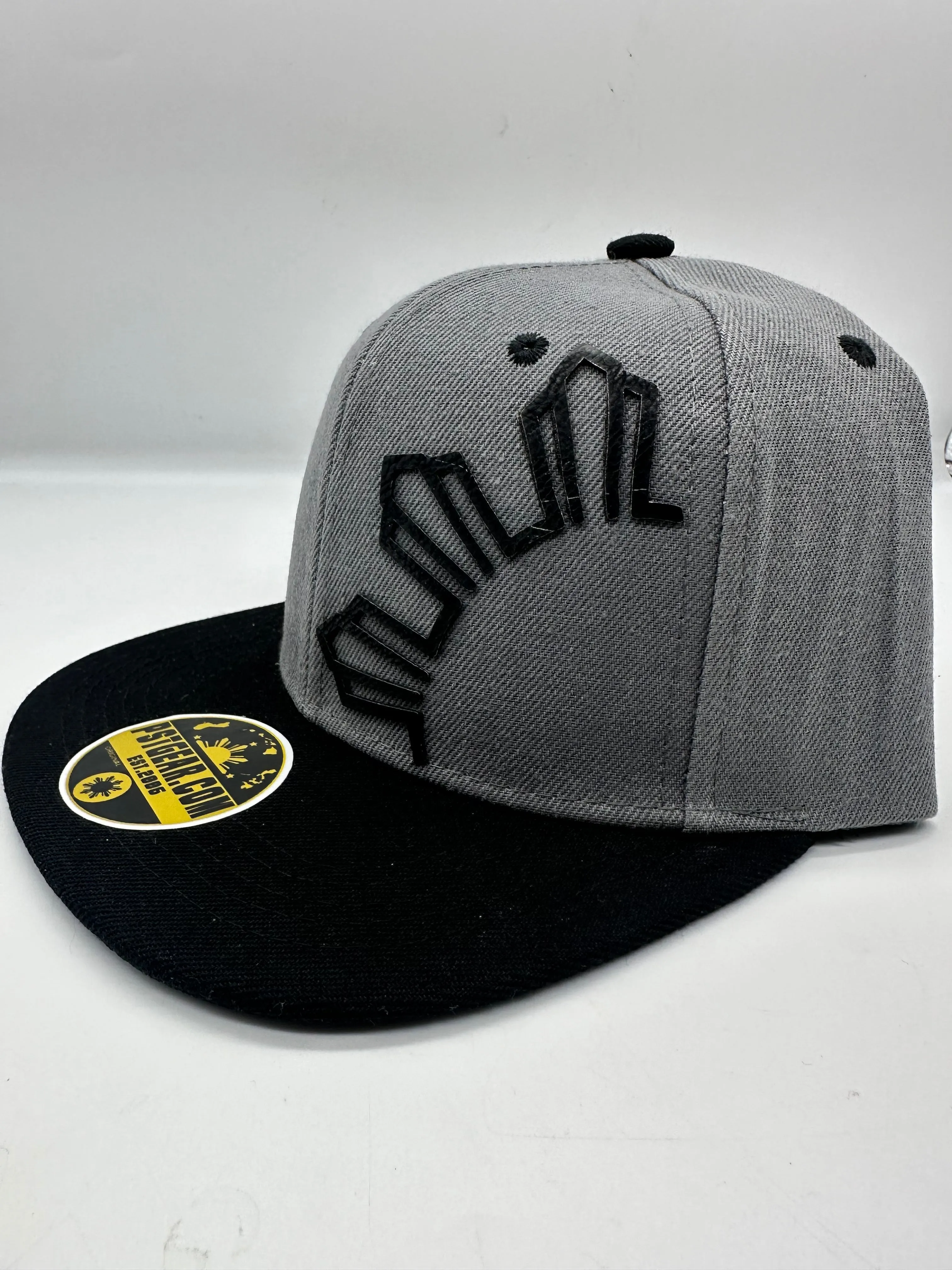Rising Sun Island Gray Two Tone SnapBack Hat