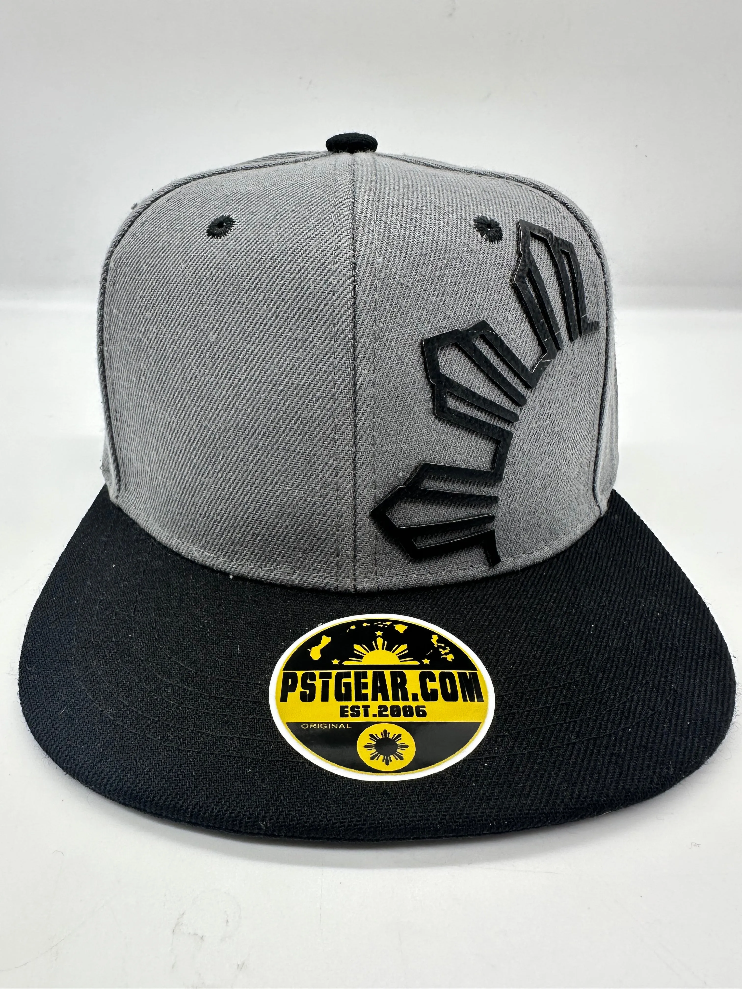 Rising Sun Island Gray Two Tone SnapBack Hat