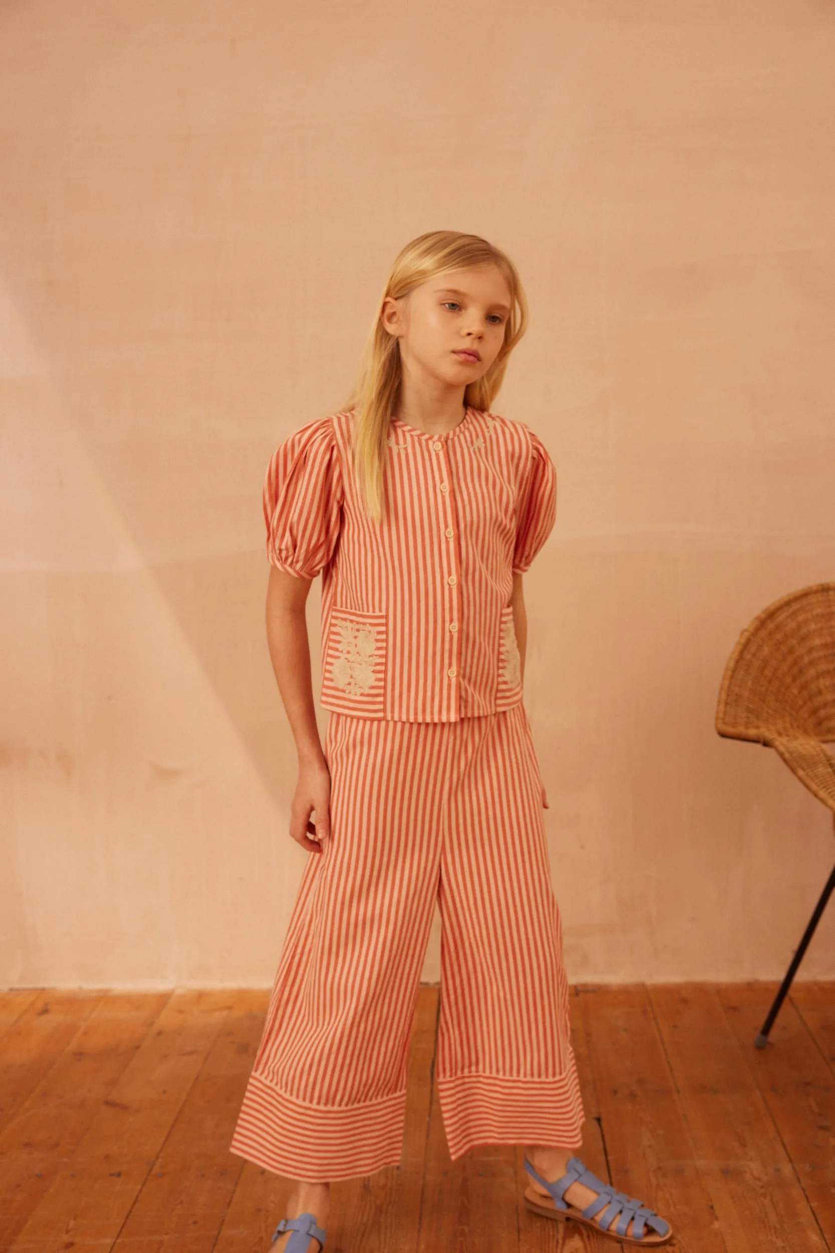 Rita Trouser Set - Mayols Stripe