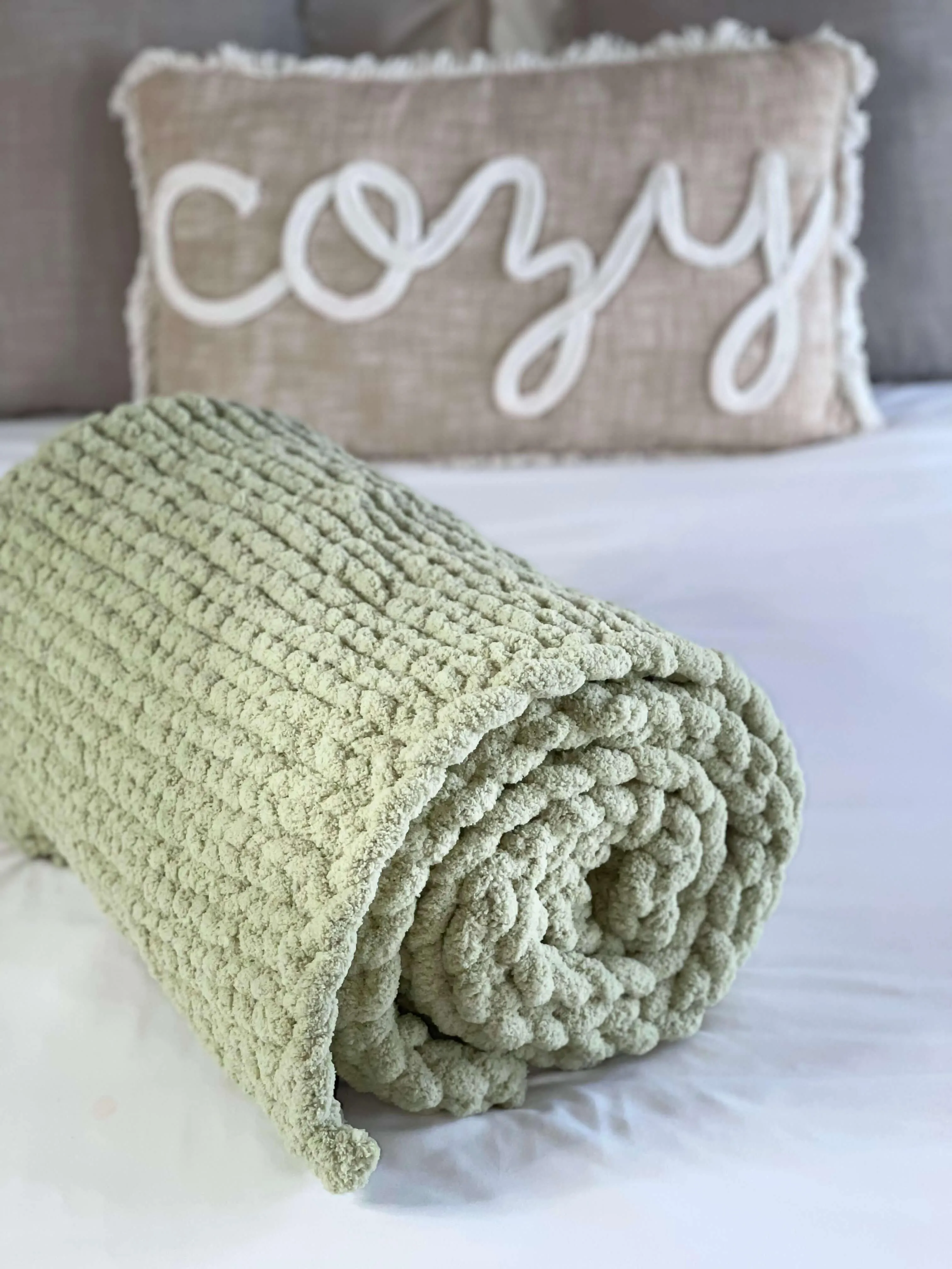Sage Cozy Throw