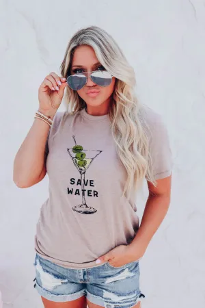 Save Water Graphic Tee