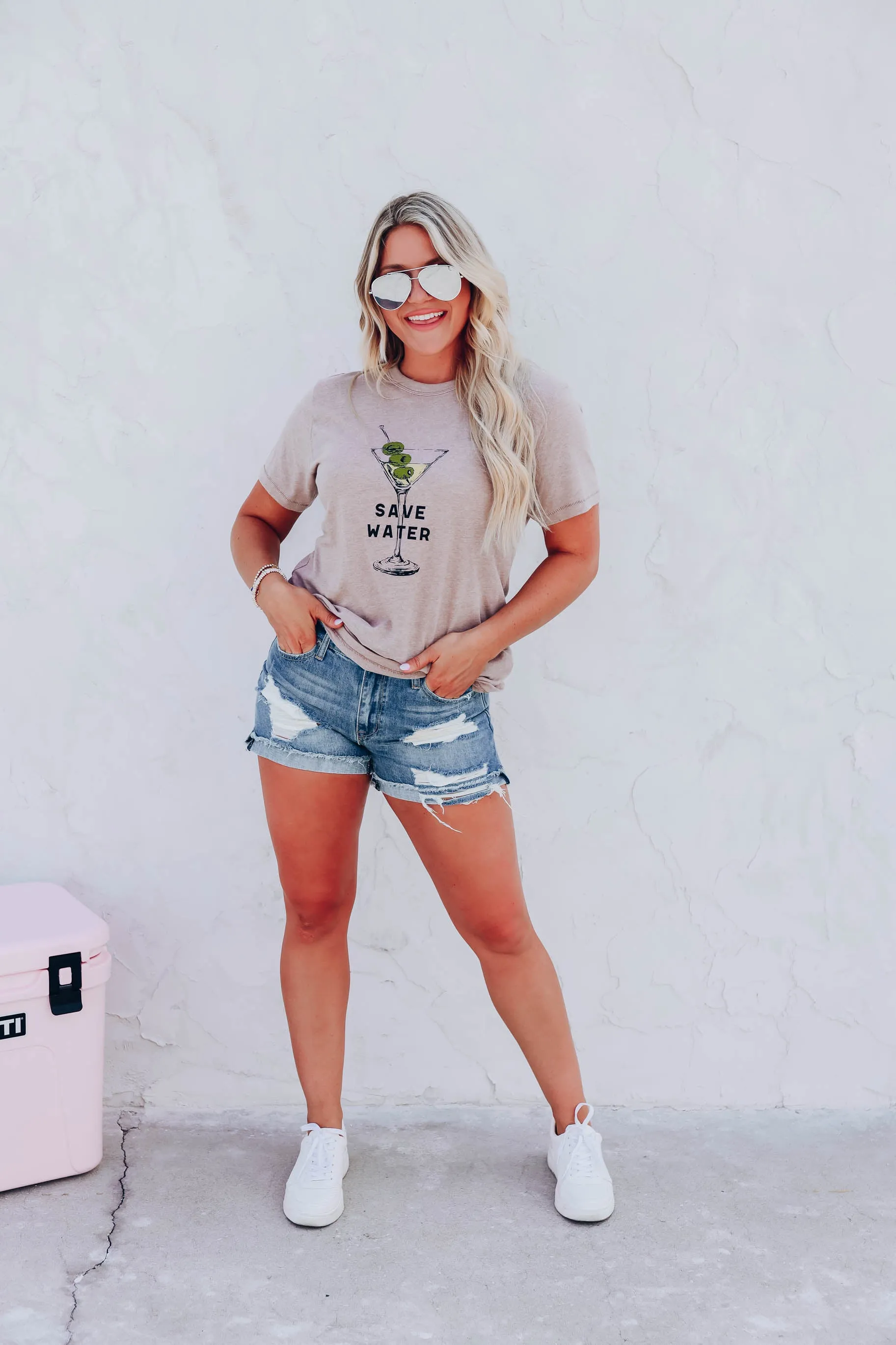 Save Water Graphic Tee