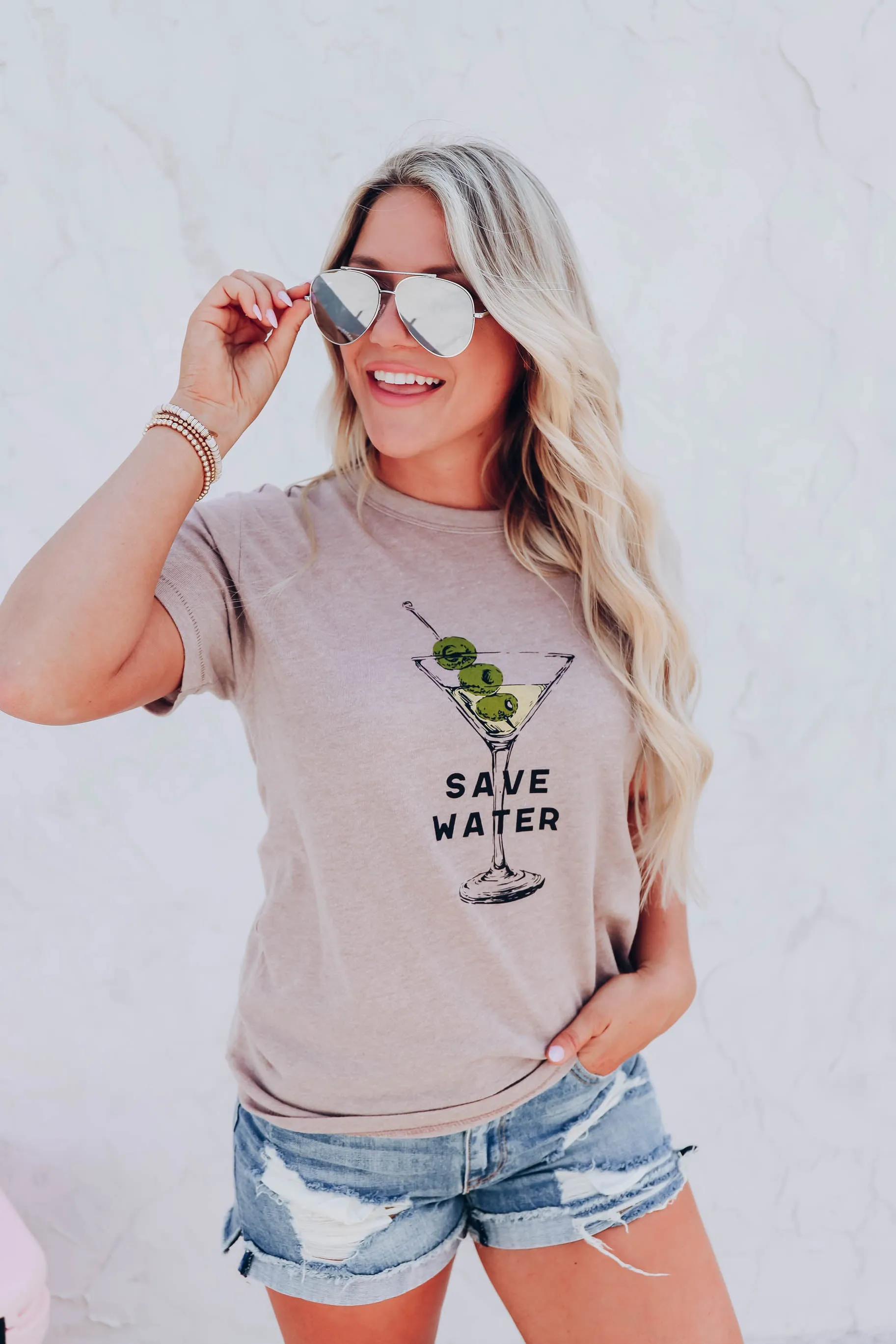Save Water Graphic Tee