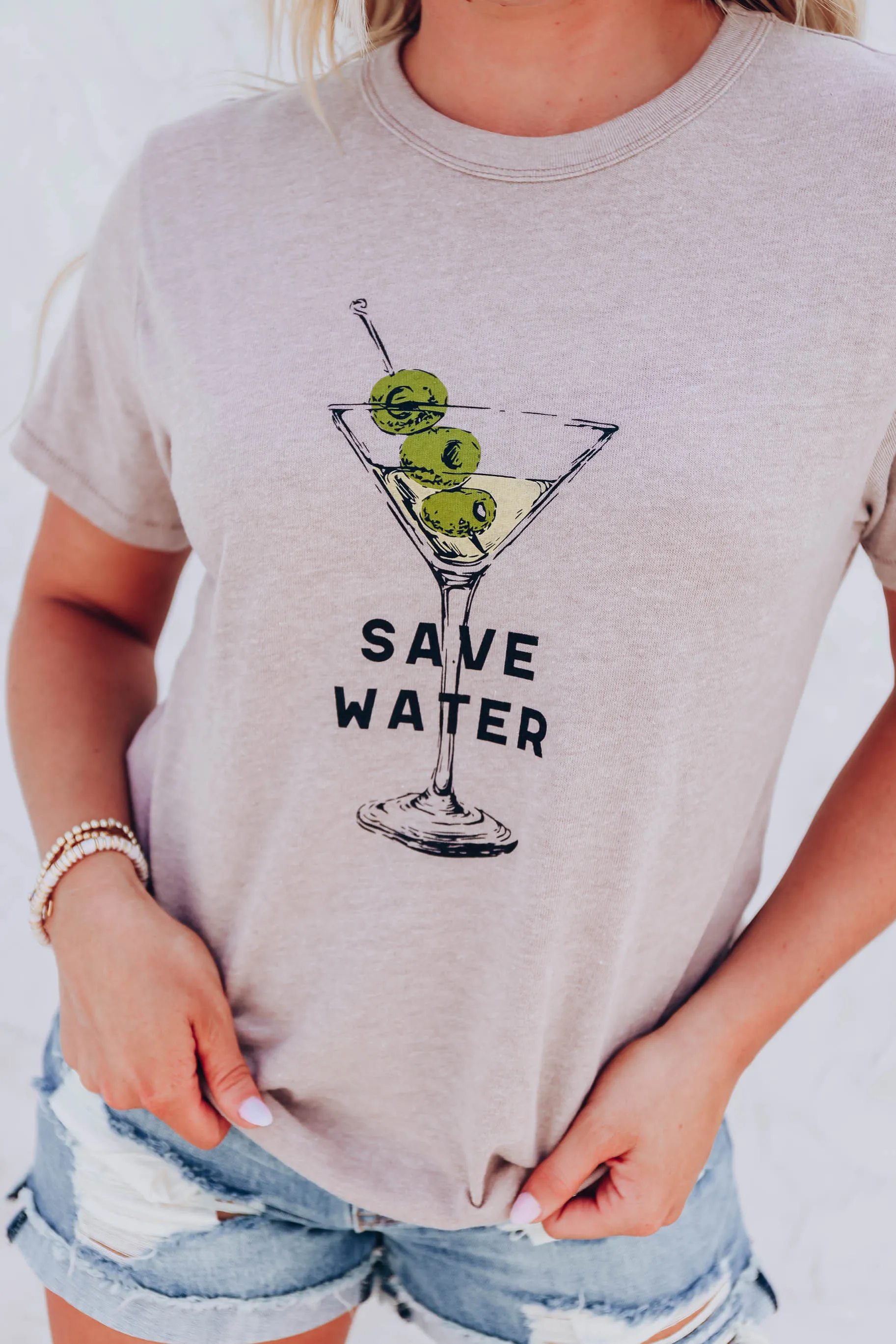 Save Water Graphic Tee