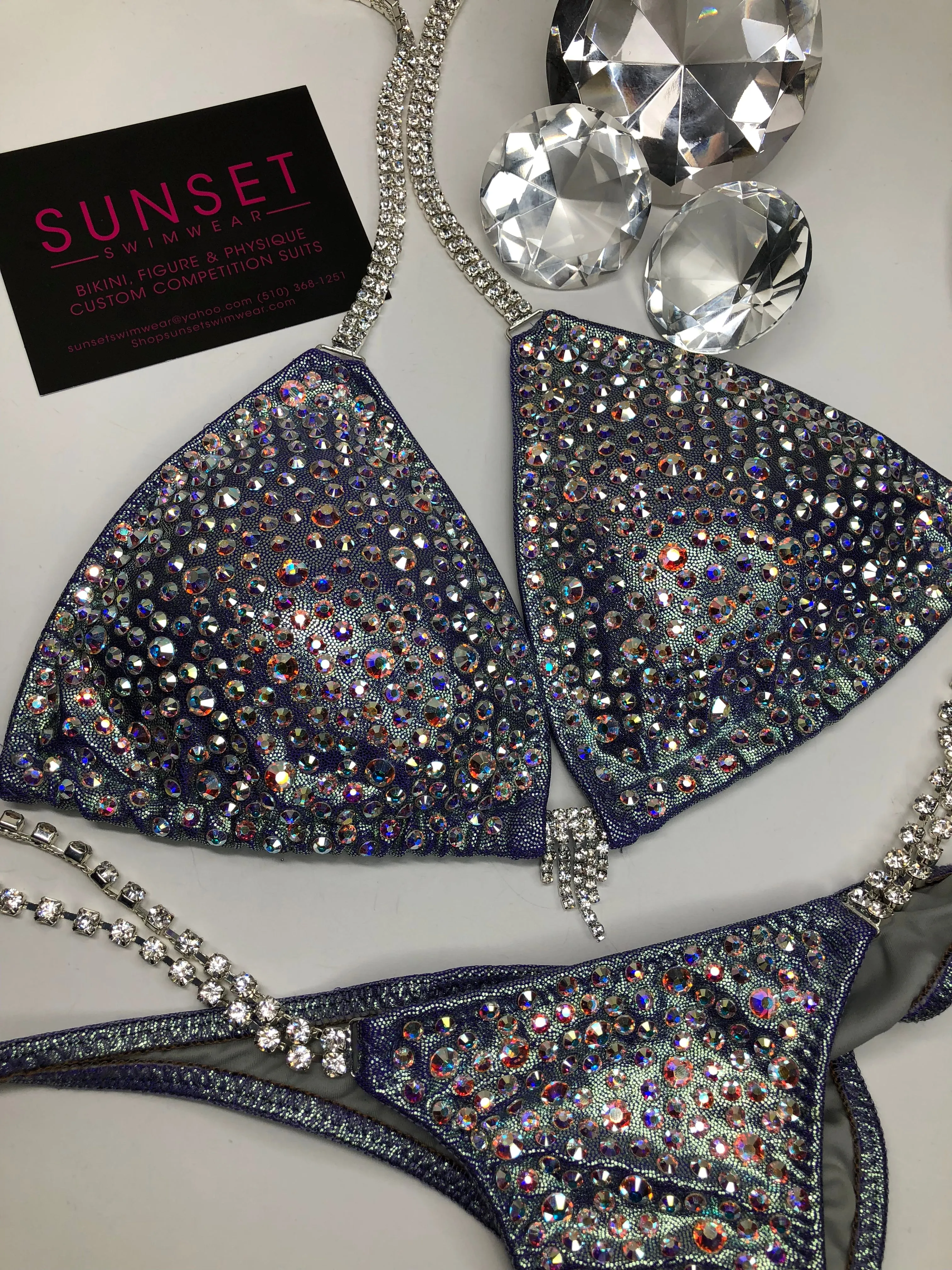 Ships ASAP Silver/Lavender Glam