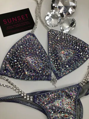 Ships ASAP Silver/Lavender Glam