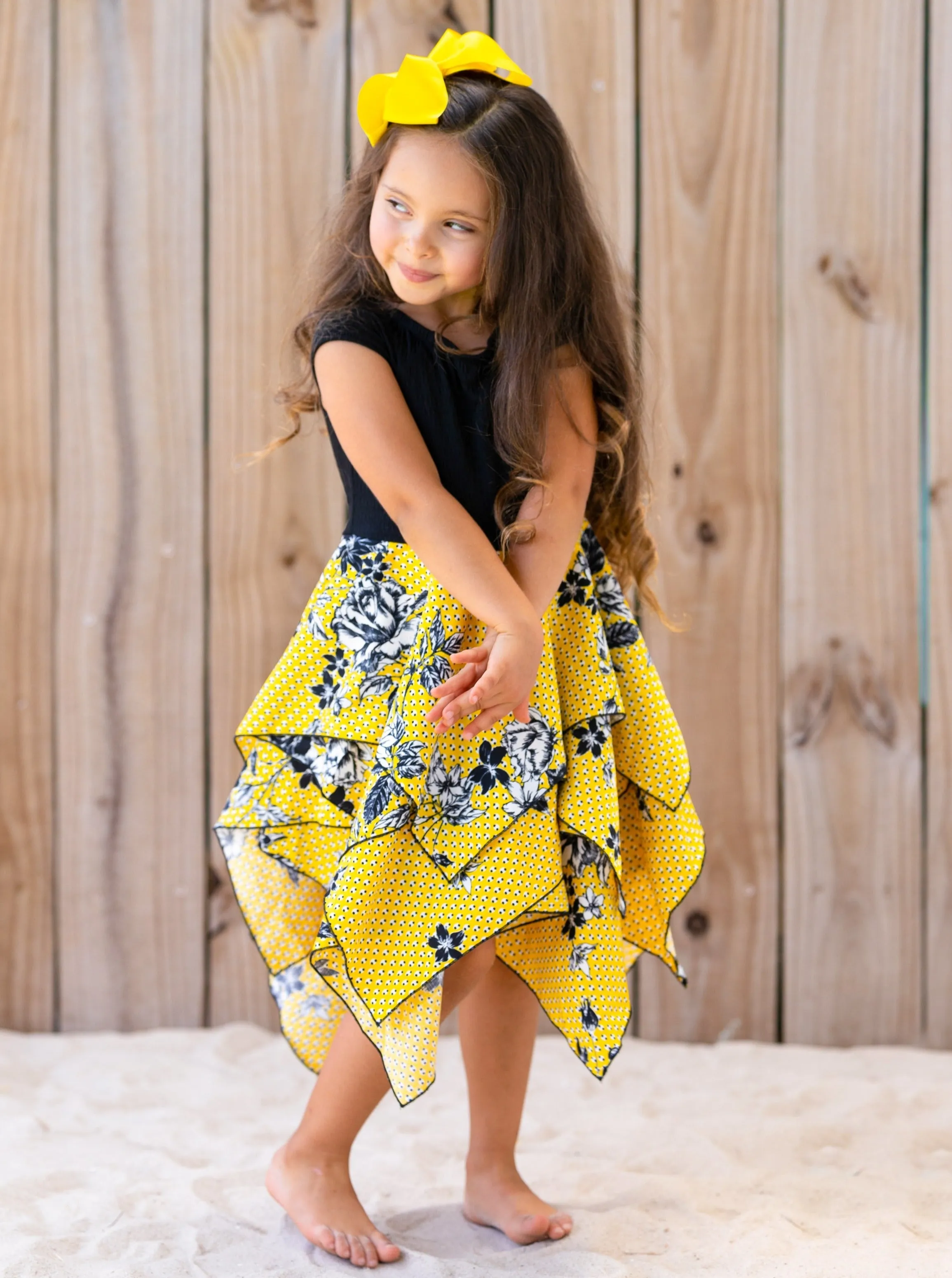 Spring Has Sprung Smocked Handkerchief Dress