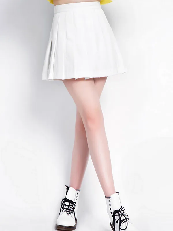 summer chic pleated skirt