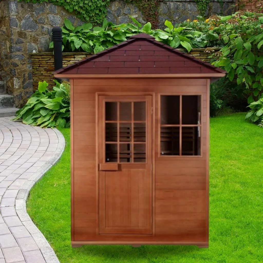 SunRay Freeport 3-Person Outdoor Traditional Sauna HL300D1